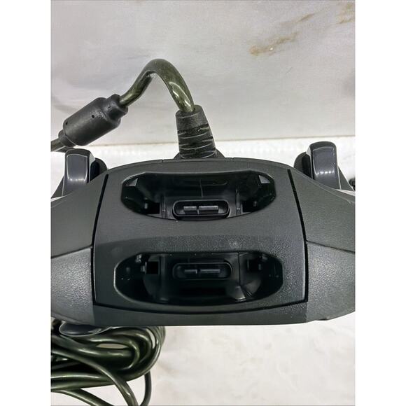 Original Microsoft Xbox S-Type OEM Black Wired Controller With Breakaway Cable - Picture 5 of 9